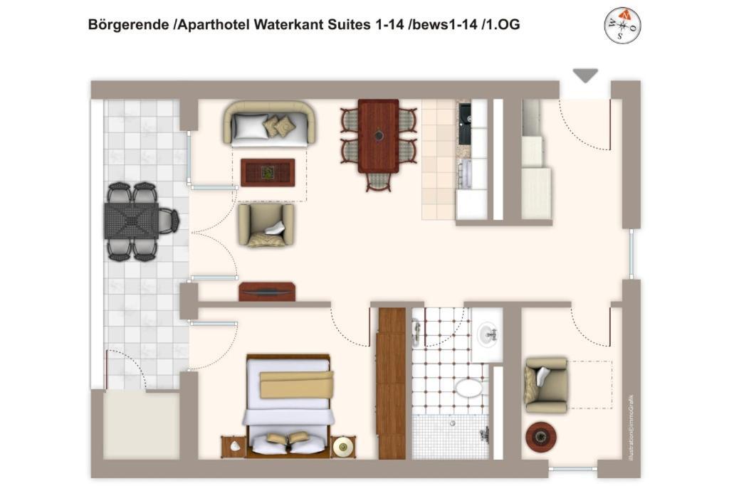 Sunny Suite 14 - Elegantes Hotelapartment Mit Grossartigem Pool-Wellnessbereich Direkt Am Meer In Ruhiger Lage - Perfekt Fuer Mensch Und Tier Börgerende-Rethwisch Esterno foto